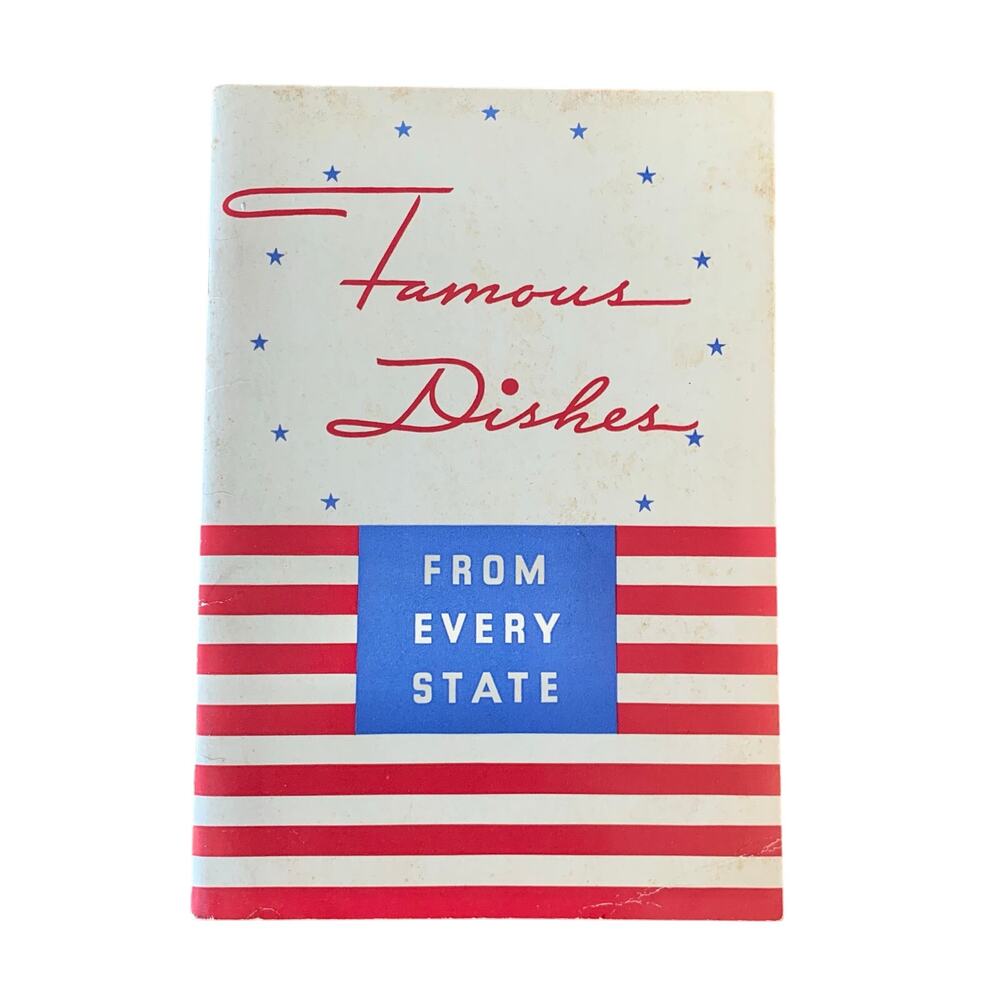 Vtg Frigidaire Advertising Recipe Booklet 1937 Famous Dishes From Every State GM